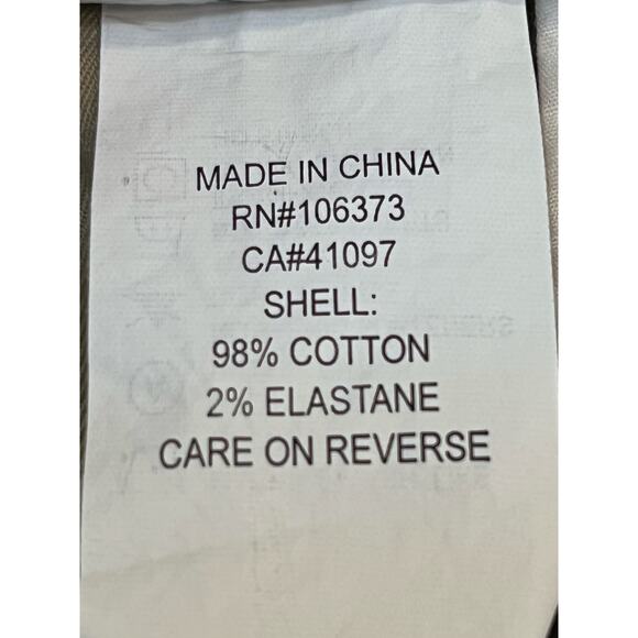 Zero Restistiction Men's Size 36 x 32 Khaki Straight Leg Tour Series Golf Pant - Picture 4 of 9